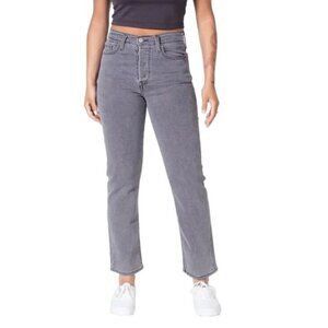 Levi's Wedgie Straight Leg Fit Denim Jeans in Cosmic Comet Grey Gray Size 26